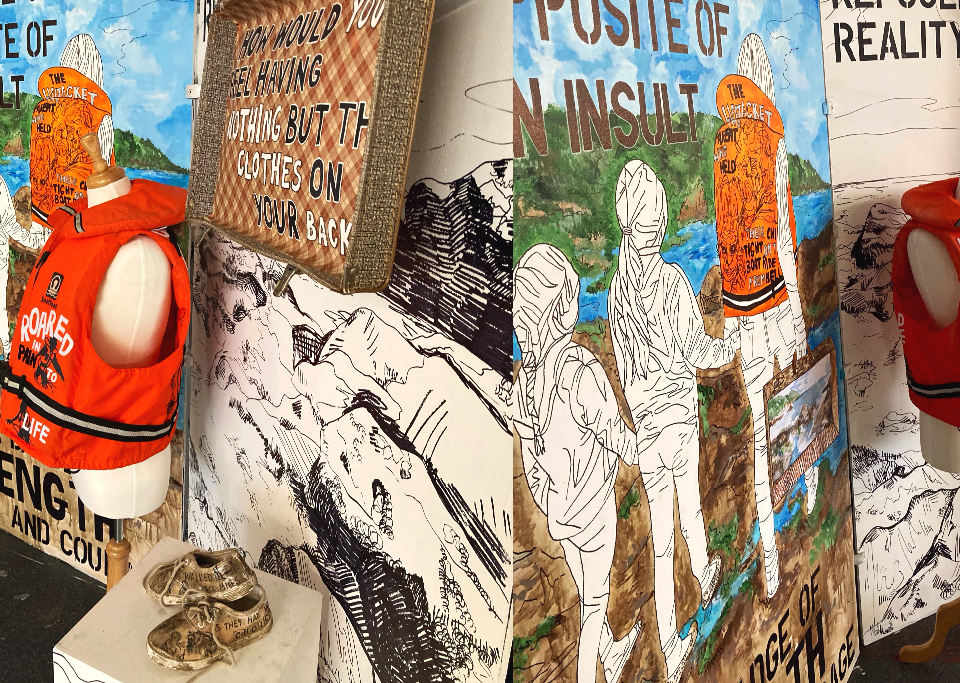 Art installation by students